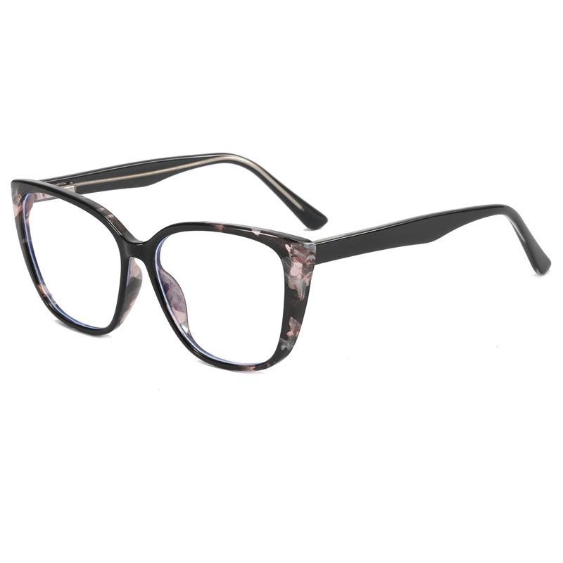 High-End TR90 Cat-Eye Glasses with Anti-Blue Light Lenses for Women - European & American Style