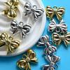 Pack of 10 Bowknot Jewelry Charm Bowknot Jewelry Pendant Jewelry Making Findings Acrylic Alloy Material Jewelry Parts
