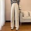 Retro High-Waist Women's Jeans: New Slim Korean Wide-Leg Trousers for Spring and Autumn, Small Sizes.