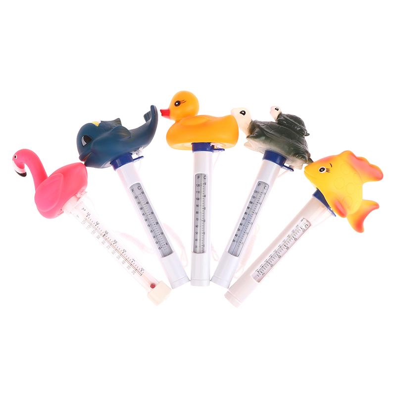 1Pc Swimming Pools Water Temperature Thermomet Fast Accurate Result Floating Cartoon Animal Water Temperature Measure Meter