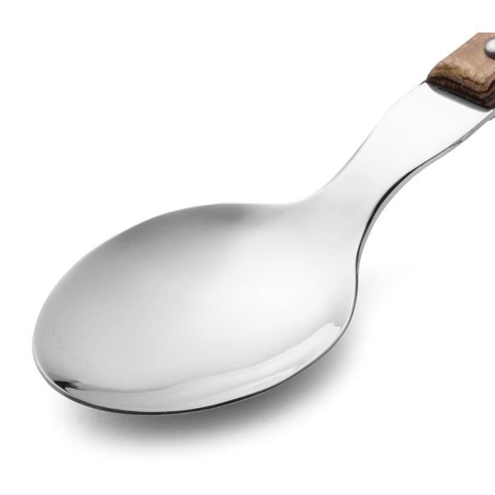 Cuillère De Table - ARCOS - Forest - Acier Inoxydable - Bois De Peuplier Compressé - 100/205 Mm