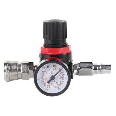 Qiilu 1/4" Regulator, Pressure Reducing Valve, Air Adjustment Valve, HVLP Diaphragm Control for Spray Guns