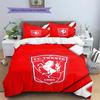 FC Twente Pattern Bedding Quilt Set  Home Decoration  Gift (1 * Duvet Cover + 2 * Pillowcase  Without Core).xwn