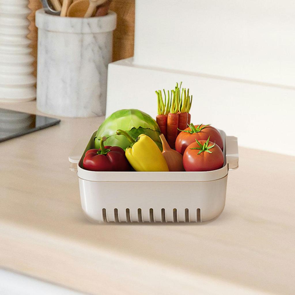 Layer Vegetable Washing Strainer Bowl for Fresh Produce