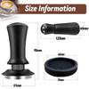 Custom Logo 51 53 58mm Espresso Elastic Force Coffee Tamper Calibrated Coffee Tamper Tool with Spring Loaded Hand Tamper
