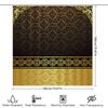 Luxury Bath Shower Curtain Set Waterproof Modern Decor Bathroom Accessories