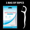 50/100/200PCS Dental Floss Toothpicks | Durable Smooth Floss Sticks for Home & Travel Teeth Cleaning