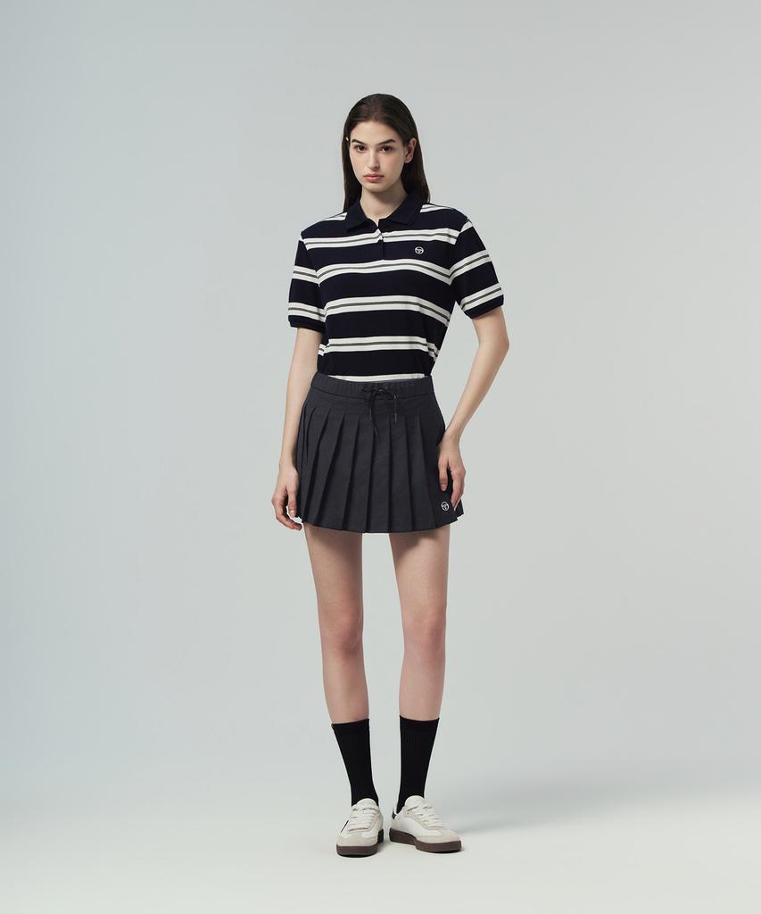 SERGIO TACCHINI W Striped Short Sleeve Polo