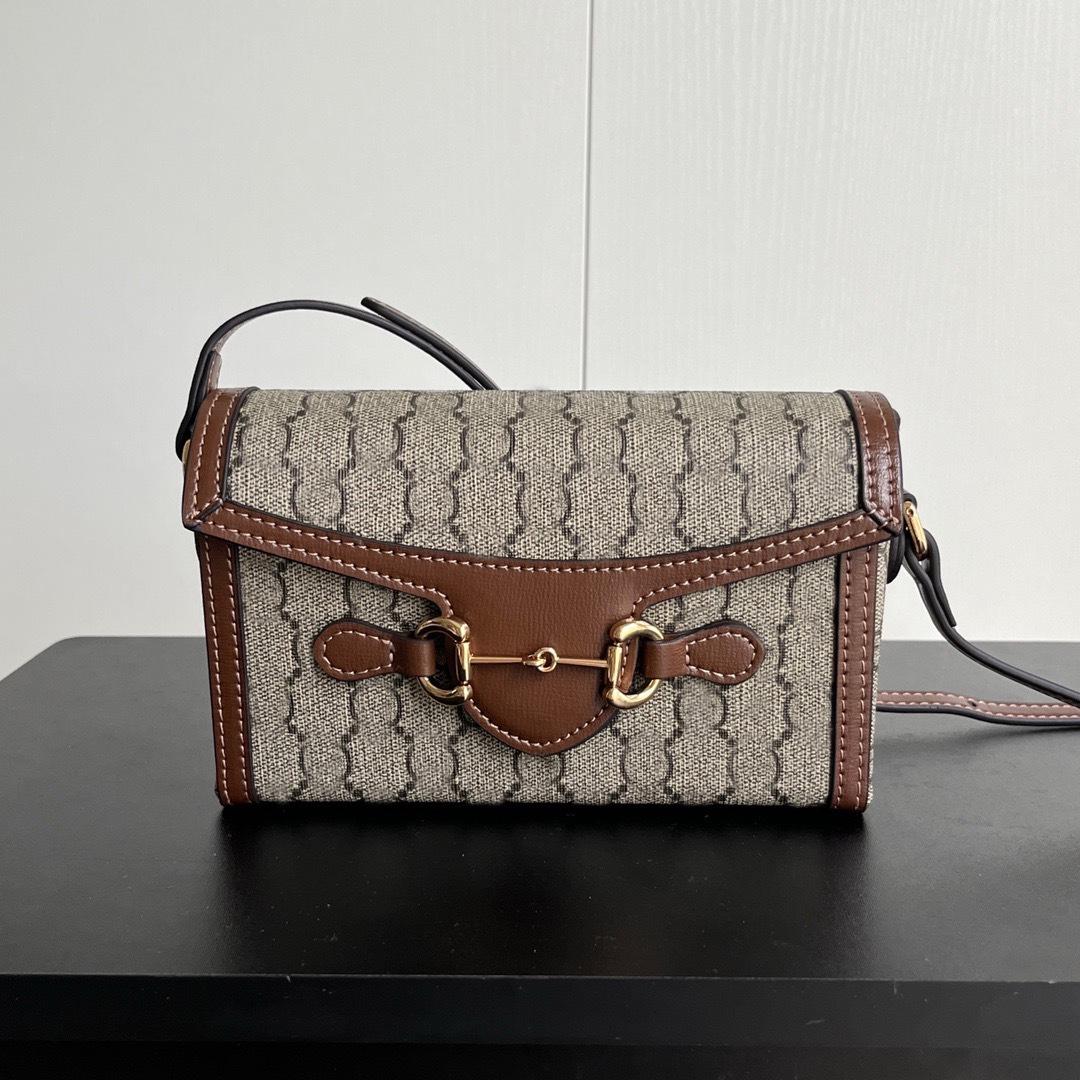 

2024 Ретро 1955 Horsebit Цветочная Коробка Сумка: Женская сумка через плечо и через плечо