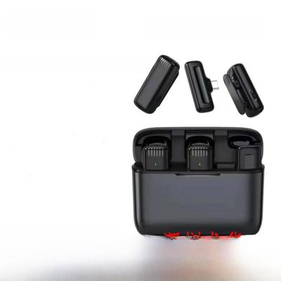 Microphone col sans fil J11/13 avec étui de chargement pour diffusion mobile en direct et enregistrement en extérieur avec réduction de bruit
