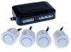 Czujniki Cofania Parkowania 4X Buzzer Białe 18Mm