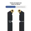 CNC Lathe Tool Holder for External Threading with Round Insert, Models SRGCR1616H06 & SRGCL2525M08