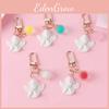 Unique Angel Pendant Keychain Souvenir For Christening Wedding And Baptism Moments