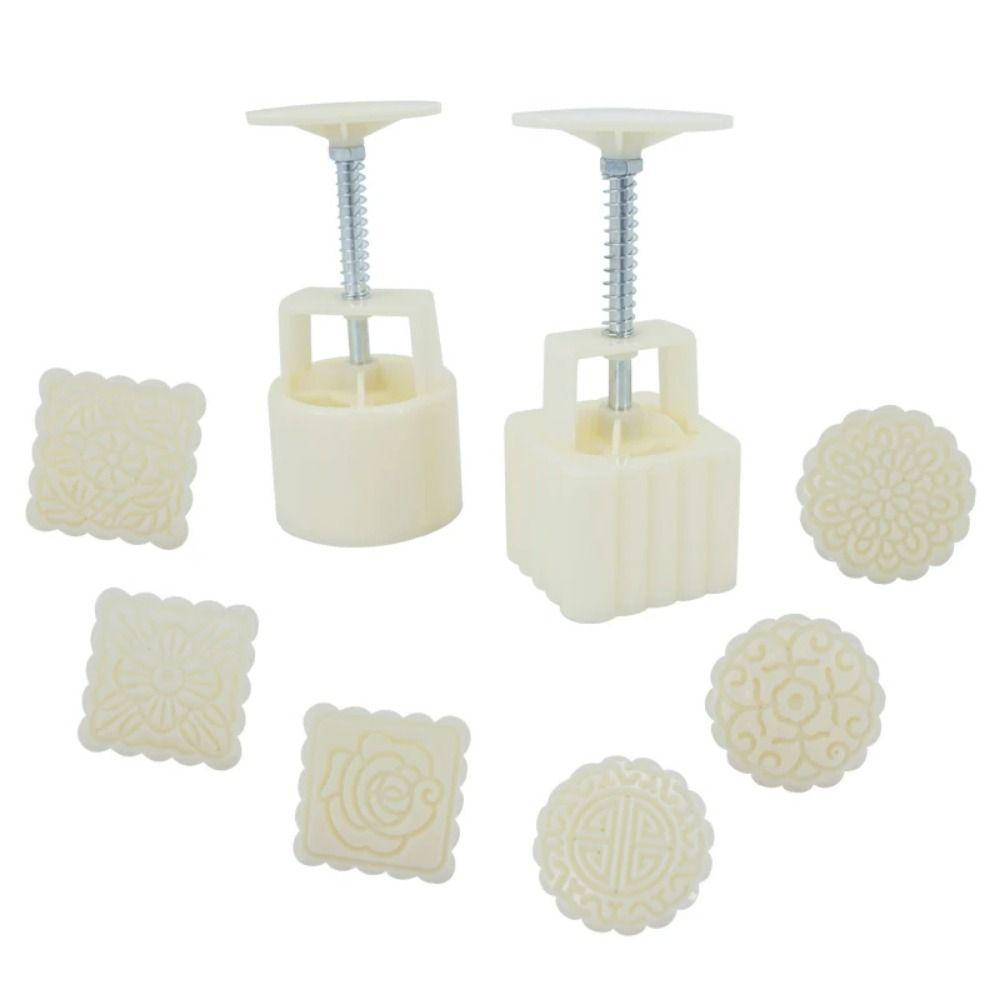 3D Moon Cake Mold Creative Mid-Autumn Festival Supplise Cookie Stamp Mold  Mid-Autumn Festival