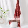 Luxury Soft Silk Wool Scarf Double Sided Print Fashion Shawl Women Sun Protection Warmth