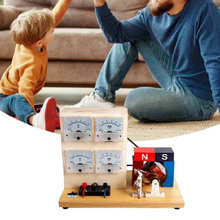 Interactive Hand Operated Generator Educational Tool For Physics Concepts Electromagnetics Induction Demonstration Tool