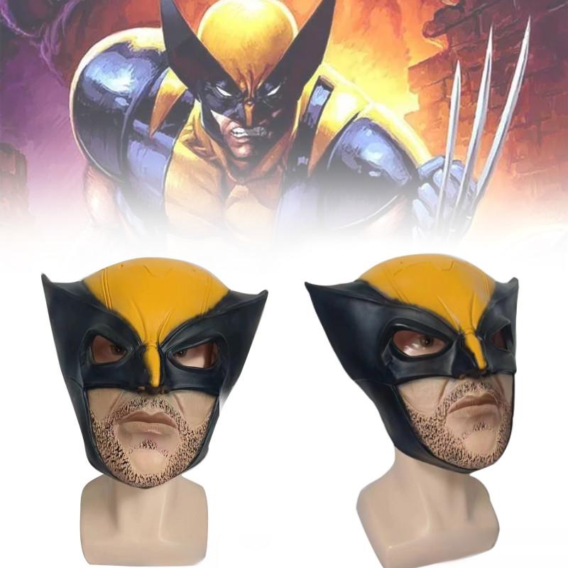 Maschera di Wolverine Marvel e Maschera di Deadpool per Feste in Costume Cosplay di Halloween