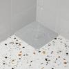 Copertura Quadrata per Scarico a Pavimento con Anello di Sospensione, Tappo Universale in Silicone per Doccia e Vasca da Bagno, Tappetino Deodorante Anti-Odore per Scarico Bagno Cucina Lavanderia