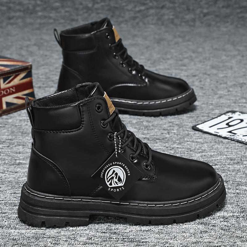 Extra Nagy Méretű Martin Bakancs Férfi Csizma Vintage Magasszárú Munkáscsizma