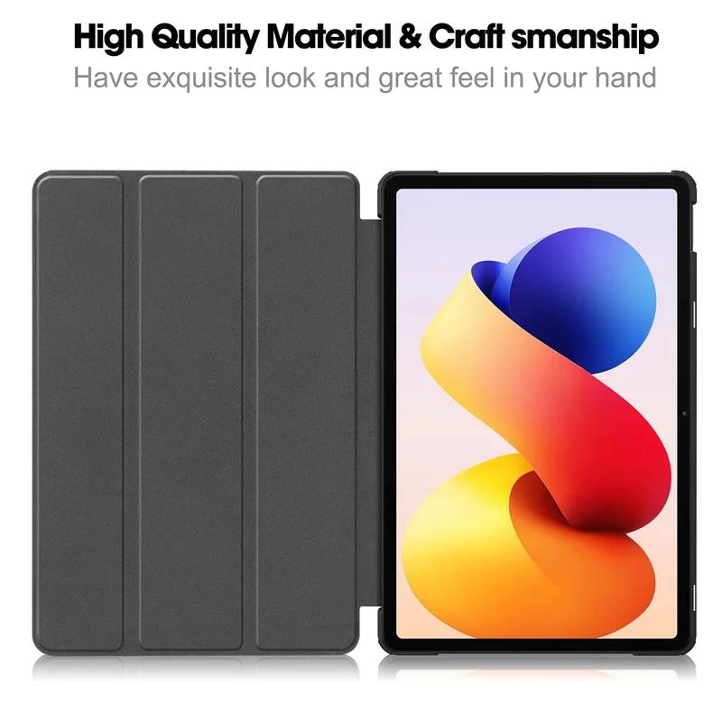 For Xiaomi Redmi Pad Pro 2025 pro 2024 Tri-Fold PU Leather Stand Tablet Shell Funda For Redmi Pad 2 Pro pad 2 Case Smart Cover