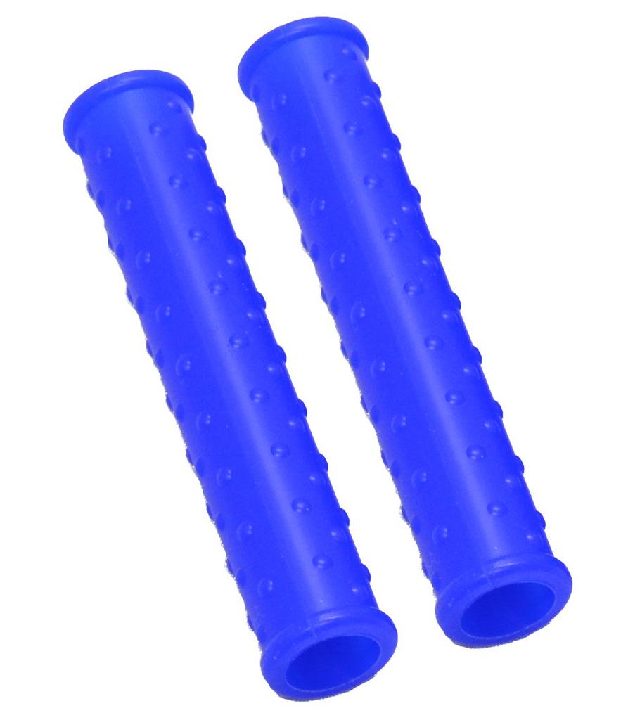 yamashiro YK-012 Lever Grip for Motorcycles (Silicone Rubber) Blue