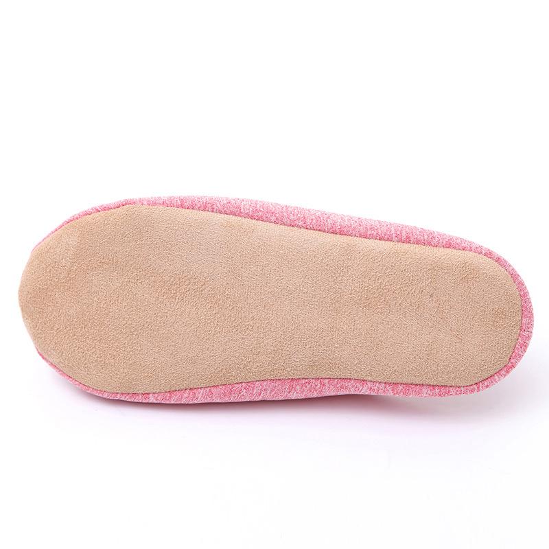 Unisex, Warm, Cotton, Slippers, EVA Foam, Solid Color, Anti-slip, House Shoes, Flat, Home, Autumn, Winter