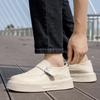 Fashion 2025 Four Season Casual Board Shoes Mens Platform Loafers Chunky Sole Slip On Comfortable Walking Shoes for Men Fashion Flats