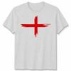 England St George Faded Flag Unisex Tshirt Top