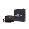 Coach 11 Markenlogo Metallreißverschluss Handgelenk-Clutch Mini Damen-Clutch Walnuss Schwarz CW907-IMXAQ