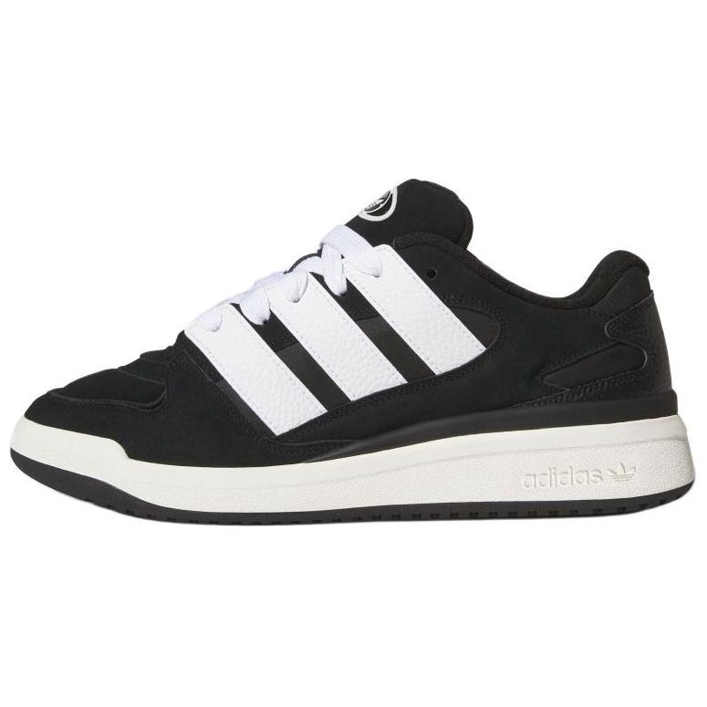 Adidas Originals Forum 2000 Comfortable Versatile Durable Low-Top Sneakers Unisex Sneakers Black White JS0996