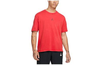 T Shirts Men's Red Crew Neck Moderate Straight Fit DH8920-687