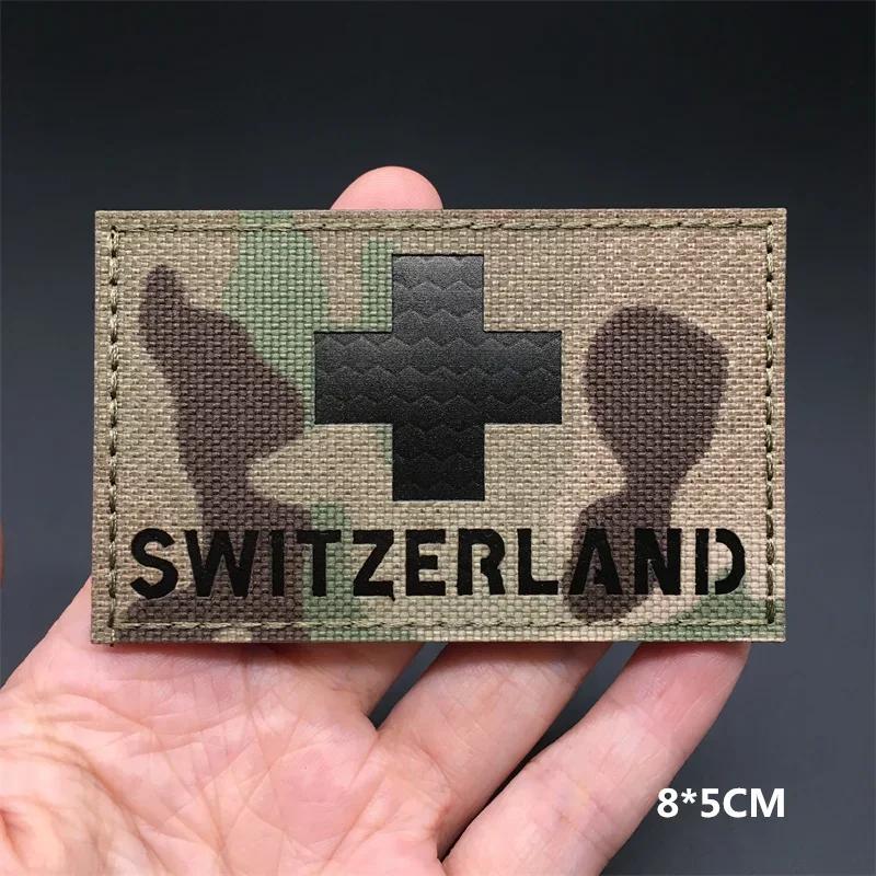 3D Multicam Nationalflaggen Aufnäher Ir Reflektierende Aufnäher Auf Kleidung Taktische Abzeichen Klettverschluss Lasergeschnittene Zubehörteile Diy Zubehör