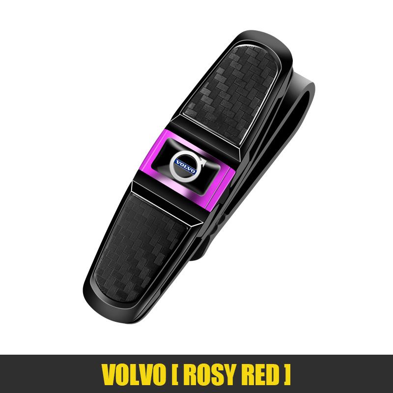 

Car Sun Visor Clip 360 Rotation Sunglasses Ticket Card Clamp For Volvo AWD V60 S90 V70 XC90 V40 S60 T6 V50 S80 XC60 S40 V90 S70