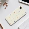 For iPhone 16e Case Colorful Dots Pattern Printing Straight Edge TPU Phone Back Cover