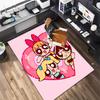 1Pc The Powerpuff Girls Printed rectangle carpet, home door mat, outdoor travel protection carpet A12