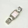SEIKO Lukia Pink 650383 New Battery Ladies' Watch, 8-Diamond, Shell, Square, 1N01-0JP0