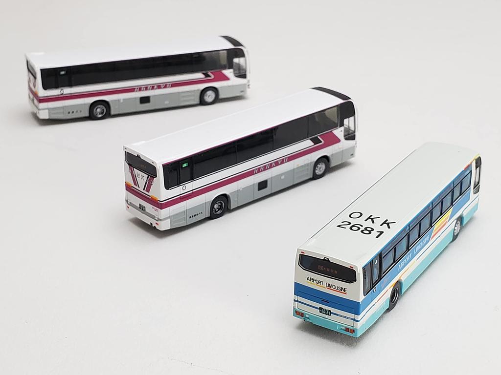 The Bus Collection Bus Collection Hankyu Bus Group Reorganization Commemoration Set of 3 Diorama Supplies 313670