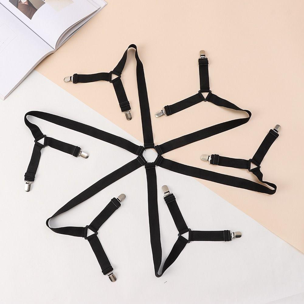 Nylon Bed Sheet Holder 12 Clips Fixing Strap Grippers Fasteners Cover Mattress Clip  Blankets