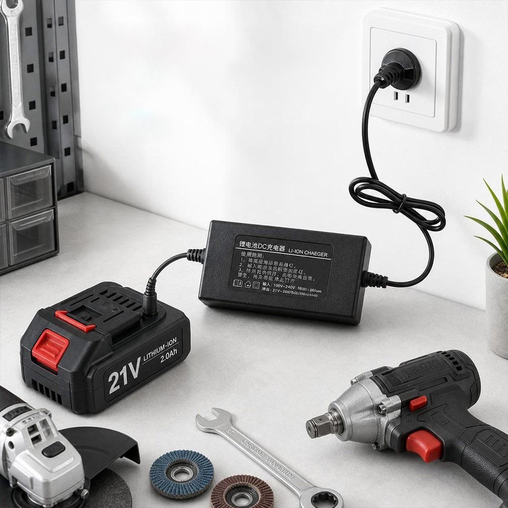 21V 2.0A Lithium Battery Charger Power Tool Accessories Angle Grinder Accessories