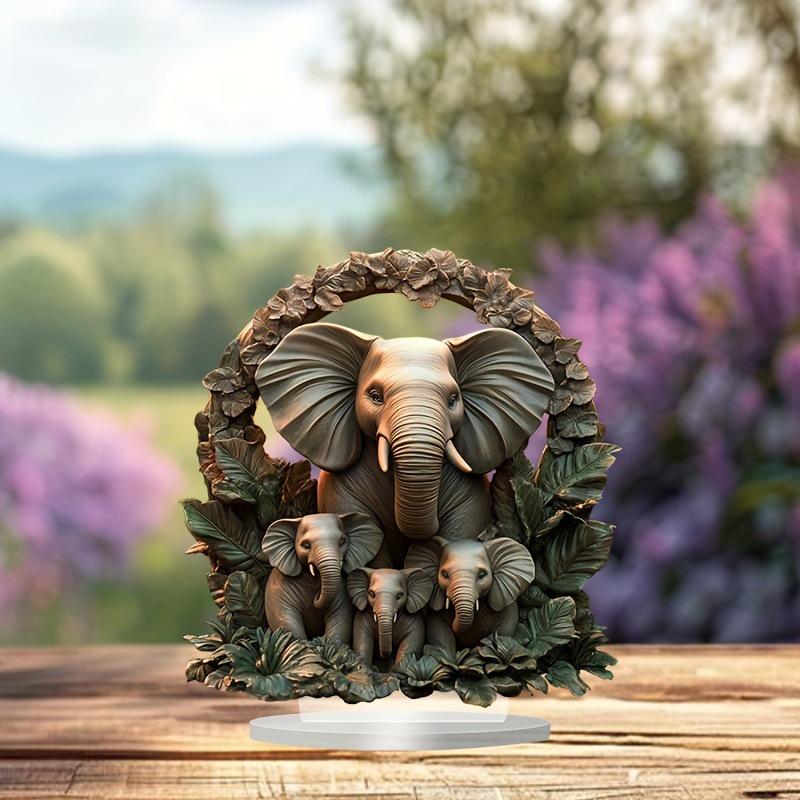 Bohemian Elephant Family Decor for Home or Office