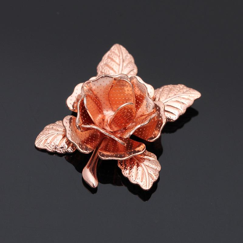 10pcs 20mm Gold Plated Flower Beads Caps Filigree Charms Copper Materials for Earrings Brooch Jewelry Making Wholesale DIY