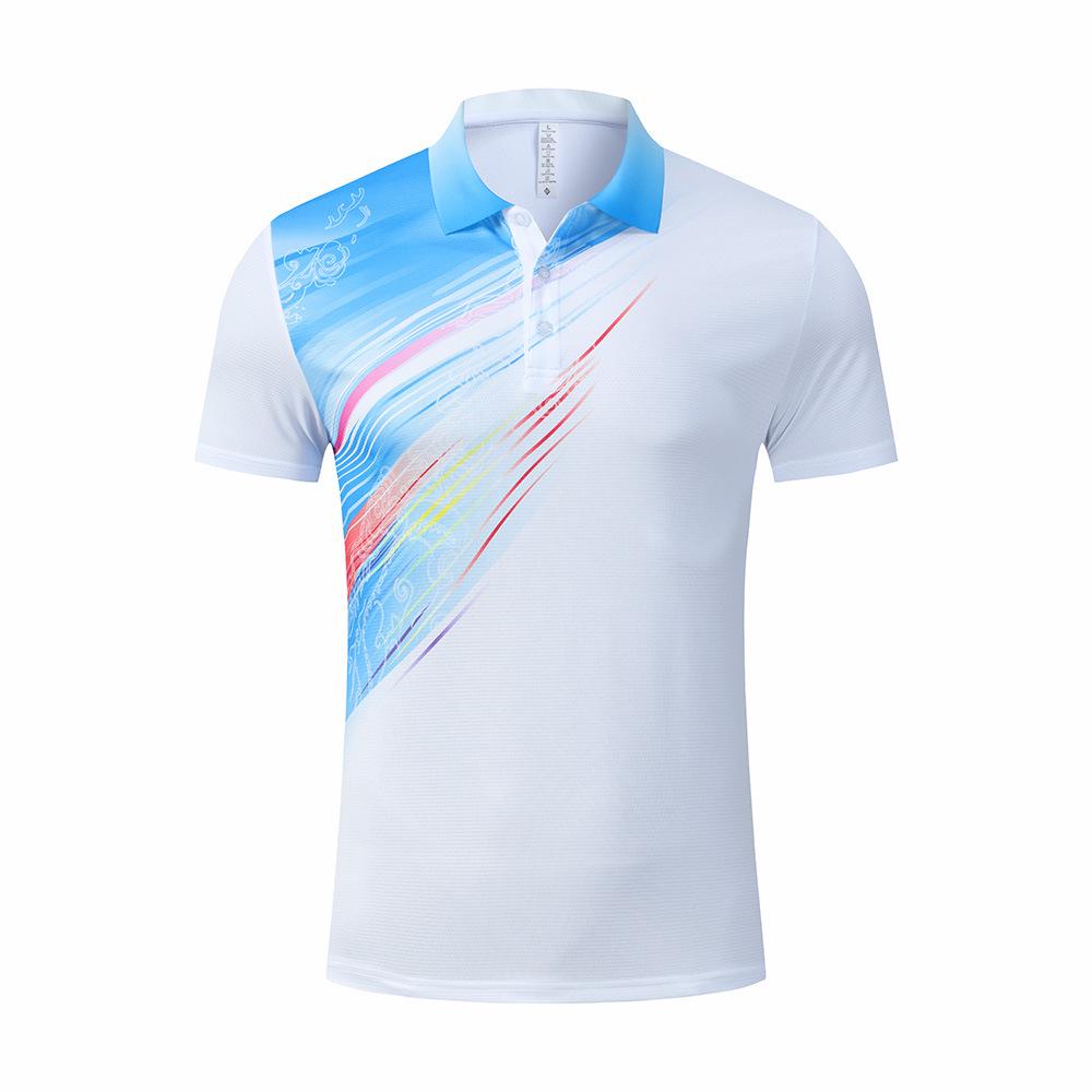 Schnelltrocknende Teamuniform für Herren und Damen: Badminton-, Tischtennis-, Tennis-, Volleyball-Shirt.