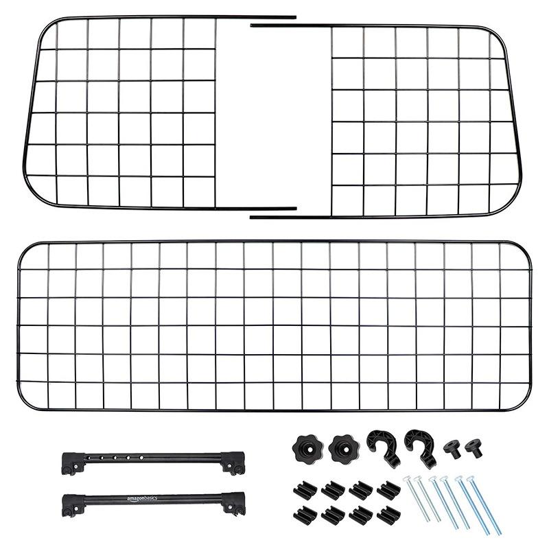 Dog Car Barrier, Vehicle Front & Rear Seat Pet Separation Safety Guard