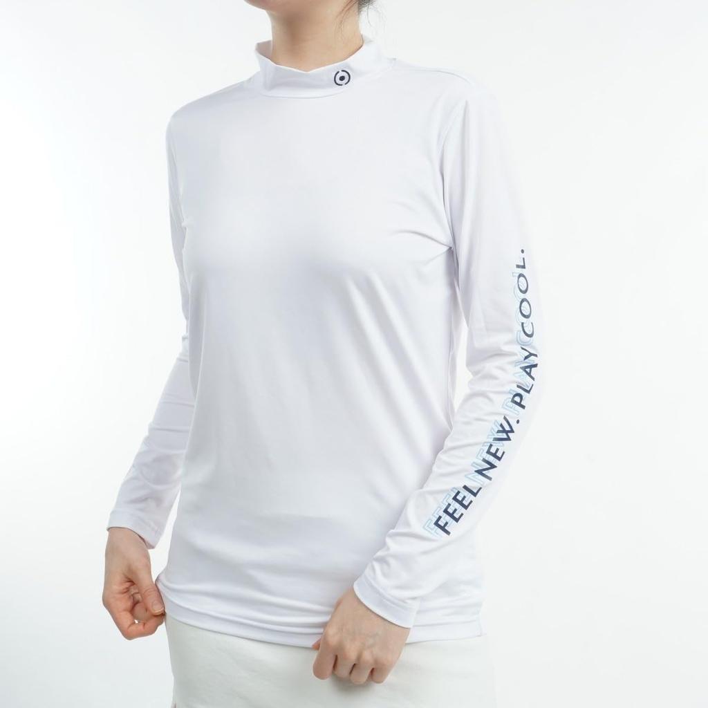 Layered Twin Set Neck Shirt and Polo Shirt Golf LL [Pin Apparel] Women's (High Set) / / 622-4260800 030_White