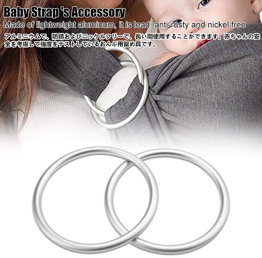 Set of 2 Baby Carrier Aluminum Fittings for Securely Carrying a Baby Baby One Size Fits No Baby Gift for Babies Fasteners, Sling, Infant/Toddler,