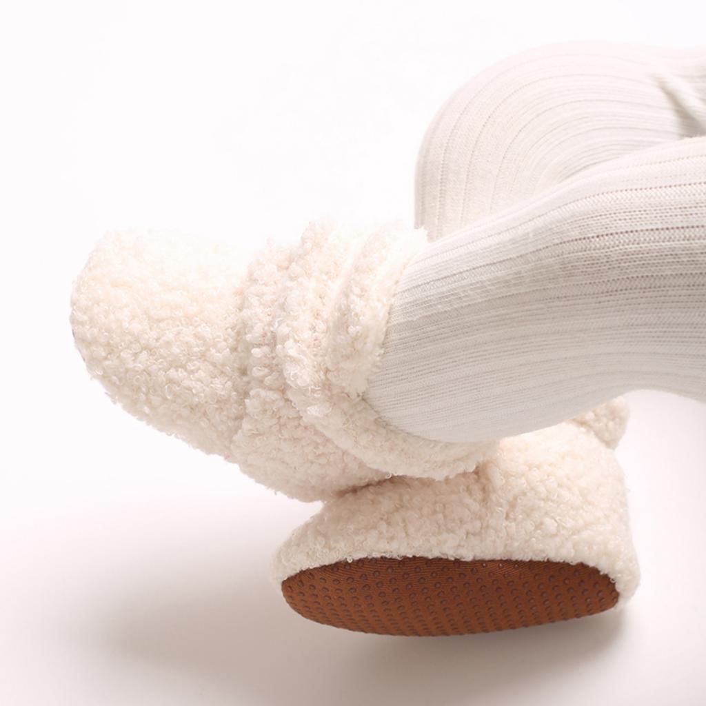 Baby Soft Walking Shoes for 0-1 Year Old, Plush Casual Shoes