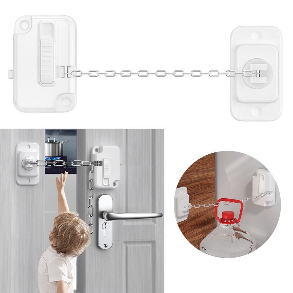 Anti-pinch Hand Baby Safety Lock No Drilling Refrigerator Door Lock Kid Security Lock  Drawer