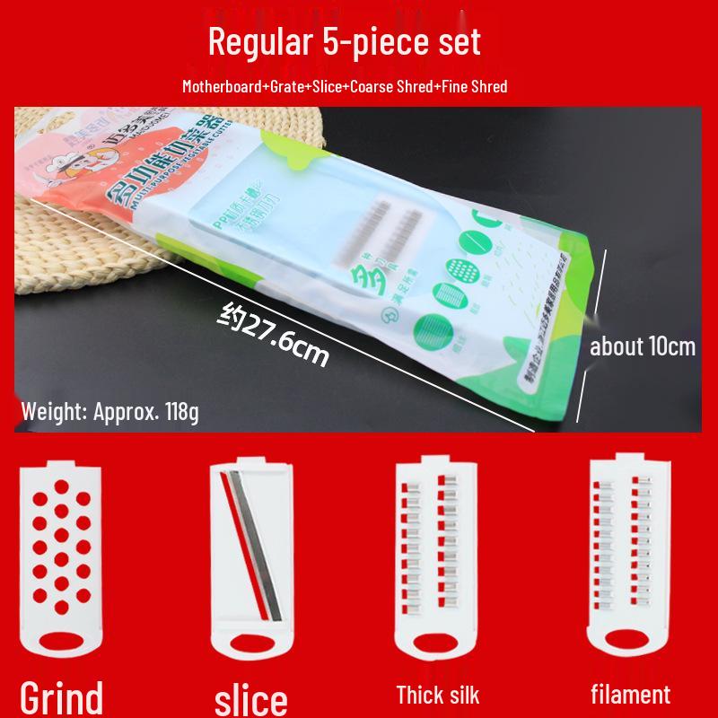 Stainless Steel Multifunctional Vegetable Cutter & Grater with Potato Peeler