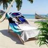 A.J. Brown Print Beach Towel, Large Soft Quick Dry Towel for Beach Camping Swimming