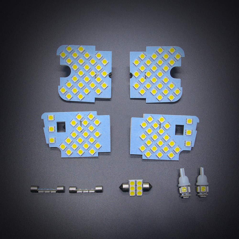 OPPLIGHT LED Room Compatible with the LED Interior Custom Parts for Mazda Series and Atenza GJ White 6000K Easy No Modification LED Room Lamp Set